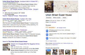 A Google search for the inn's name brings with it a wealth of negative online content that will impact the business' bottom line.